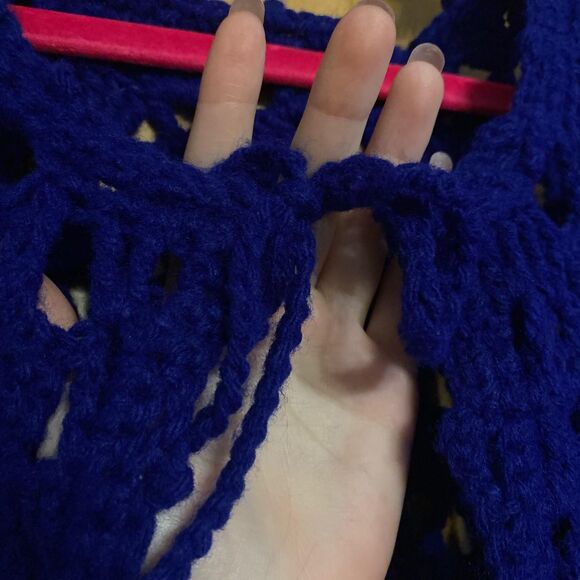 Crochet handmade cardigan - Picture 3 of 4